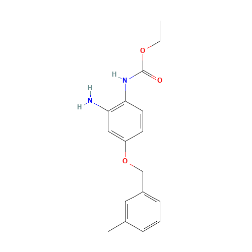 ethyl N-[2-amino-4-[(3-methylphenyl)methoxy]phenyl]carbamate (CAS: 1043425-02-0) - Related Chemical Product