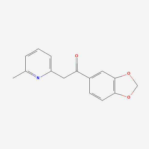 1-(1,3-benzodioxol-5-yl)-2-(6-methylpyridin-2-yl)ethanone (CAS: 356560-89-9) - Related Chemical Product