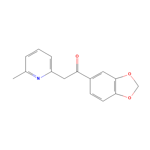 1-(1,3-benzodioxol-5-yl)-2-(6-methylpyridin-2-yl)ethanone (CAS: 356560-89-9) - Related Chemical Product