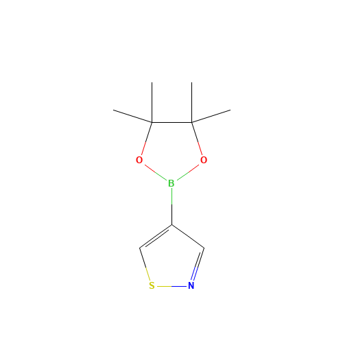 4-(4,4,5,5-tetramethyl-1,3,2-dioxaborolan-2-yl)-1,2-thiazole (CAS: 1251459-71-8) - Related Chemical Product