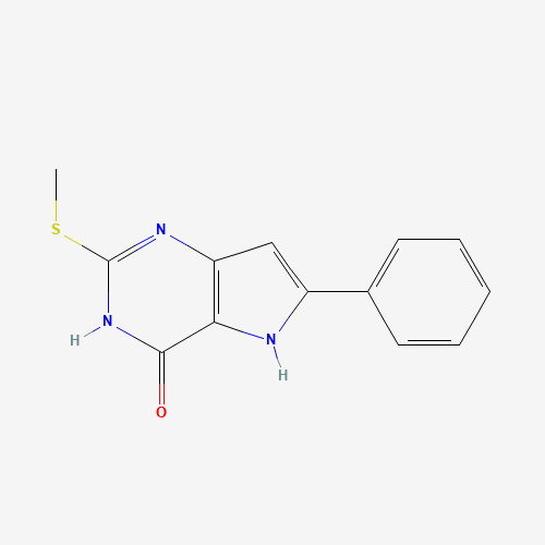 2-methylsulfanyl-6-phenyl-1,5-dihydropyrrolo[3,2-d]pyrimidin-4-one (CAS: 237435-31-3) - Related Chemical Product