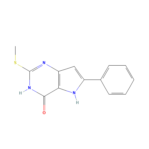 2-methylsulfanyl-6-phenyl-1,5-dihydropyrrolo[3,2-d]pyrimidin-4-one (CAS: 237435-31-3) - Related Chemical Product