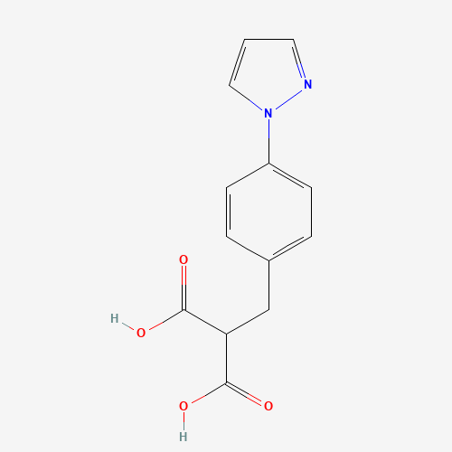 2-[(4-pyrazol-1-ylphenyl)methyl]propanedioic acid (CAS: 1599528-97-8) - Related Chemical Product