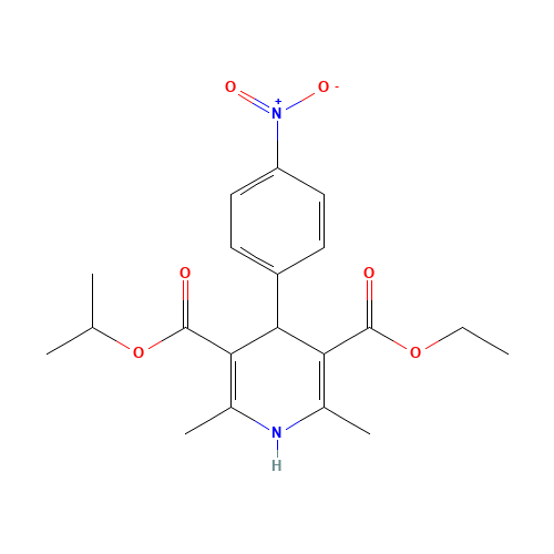 3-O-ethyl 5-O-propan-2-yl 2,6-dimethyl-4-(4-nitrophenyl)-1,4-dihydropyridine-3,5-dicarboxylate (CAS: 299404-29-8) - Related Chemical Product