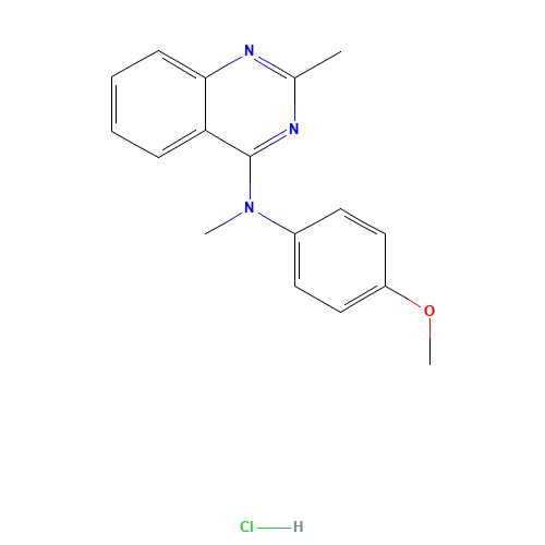 N-(4-methoxyphenyl)-N,2-dimethylquinazolin-4-amine;hydrochloride (CAS: 917369-31-4) - Related Chemical Product