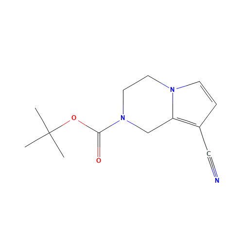 tert-butyl 8-cyano-3,4-dihydro-1H-pyrrolo[1,2-a]pyrazine-2-carboxylate (CAS: 1352087-38-7) - Related Chemical Product