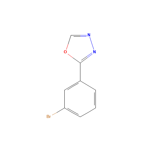 2-(3-bromophenyl)-1,3,4-oxadiazole (CAS: 5378-34-7) - Related Chemical Product
