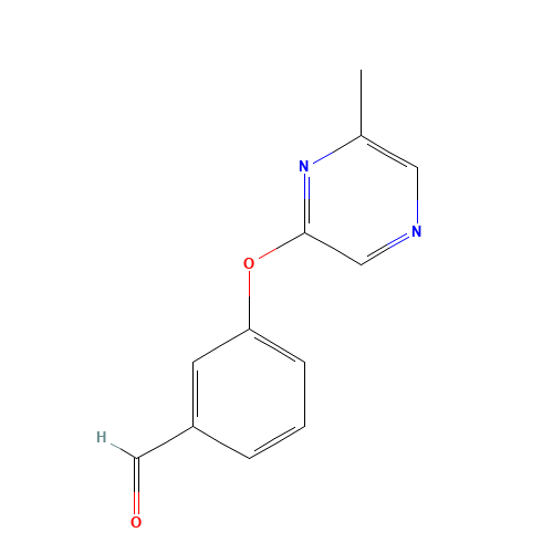 3-(6-methylpyrazin-2-yl)oxybenzaldehyde (CAS: 906352-97-4) - Related Chemical Product