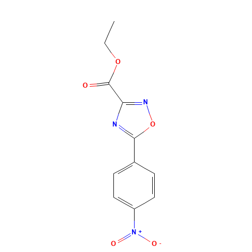 ethyl 5-(4-nitrophenyl)-1,2,4-oxadiazole-3-carboxylate (CAS: 37384-65-9) - Related Chemical Product