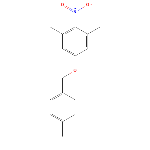 1,3-dimethyl-5-[(4-methylphenyl)methoxy]-2-nitrobenzene (CAS: 1202160-75-5) - Related Chemical Product