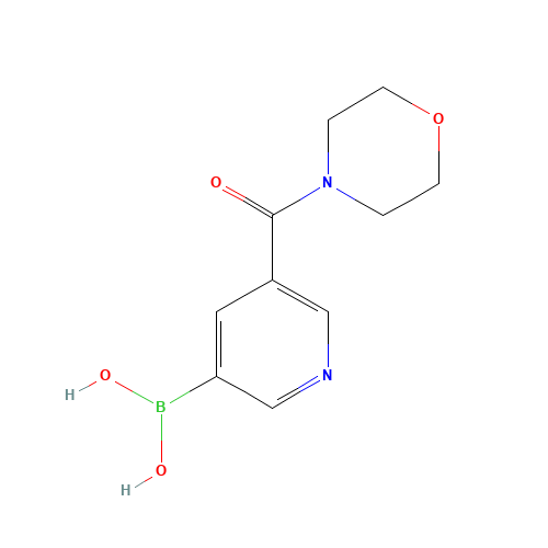 [5-(morpholine-4-carbonyl)pyridin-3-yl]boronic acid (CAS: 1383995-24-1) - Related Chemical Product