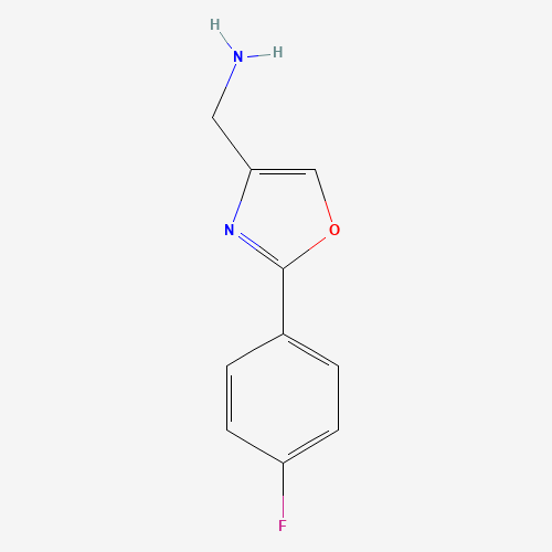 [2-(4-fluorophenyl)-1,3-oxazol-4-yl]methanamine (CAS: 885272-89-9) - Related Chemical Product