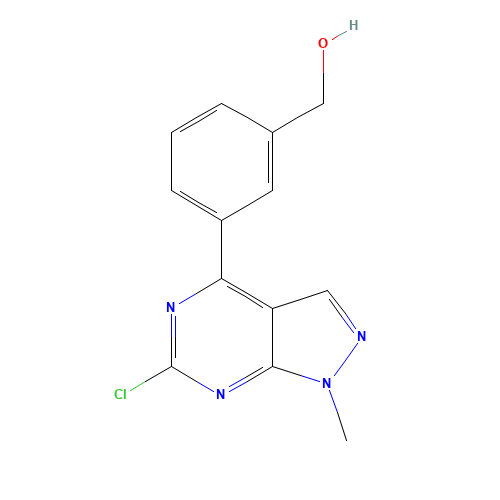 [3-(6-chloro-1-methylpyrazolo[3,4-d]pyrimidin-4-yl)phenyl]methanol (CAS: 1292902-35-2) - Related Chemical Product