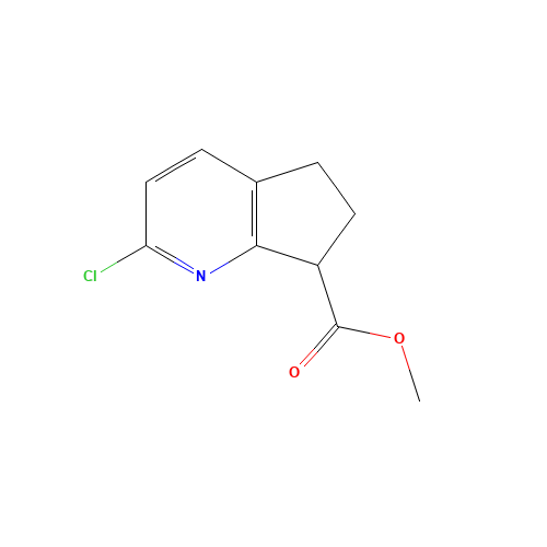 methyl 2-chloro-6,7-dihydro-5H-cyclopenta[b]pyridine-7-carboxylate (CAS: 1190392-51-8) - Related Chemical Product