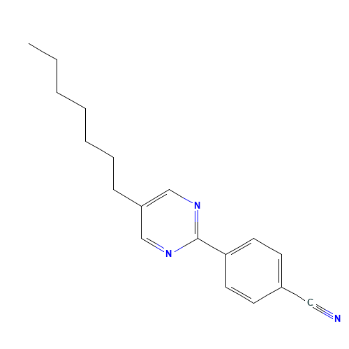 4-(5-heptylpyrimidin-2-yl)benzonitrile (CAS: 59854-97-6) - Related Chemical Product
