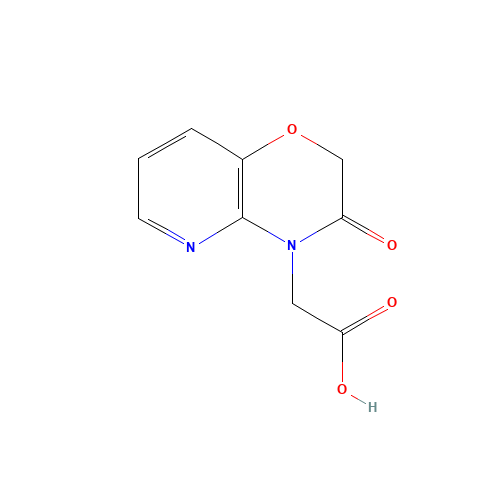 2-(3-oxopyrido[3,2-b][1,4]oxazin-4-yl)acetic acid (CAS: 1018293-21-4) - Chemical Structure and Molecular Formula 