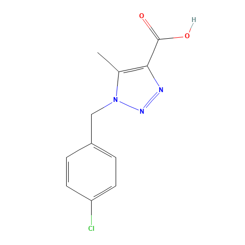1-[(4-chlorophenyl)methyl]-5-methyltriazole-4-carboxylic acid (CAS: 1033463-41-0) - Related Chemical Product