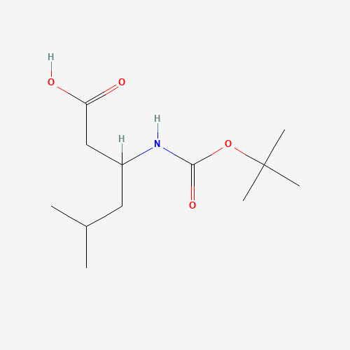 5-methyl-3-[(2-methylpropan-2-yl)oxycarbonylamino]hexanoic acid (CAS: 138165-75-0) - Related Chemical Product