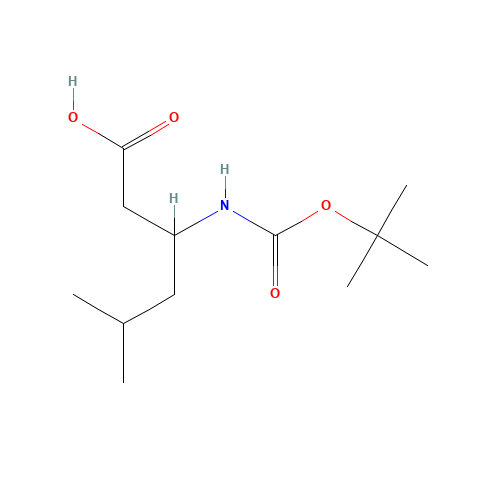 5-methyl-3-[(2-methylpropan-2-yl)oxycarbonylamino]hexanoic acid (CAS: 138165-75-0) - Related Chemical Product