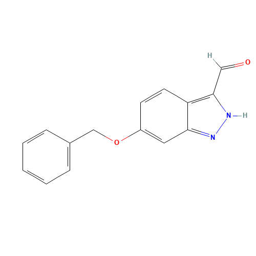 6-phenylmethoxy-2H-indazole-3-carbaldehyde (CAS: 885271-39-6) - Related Chemical Product