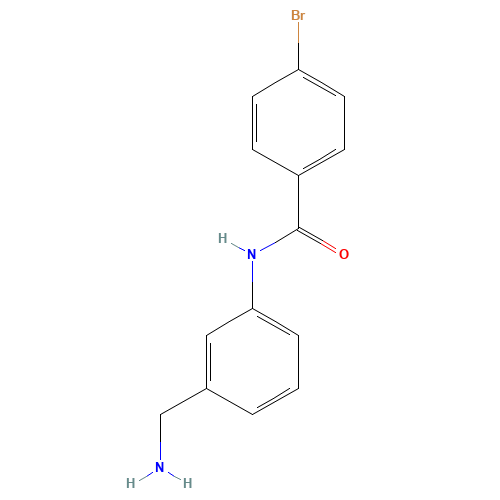 N-[3-(aminomethyl)phenyl]-4-bromobenzamide (CAS: 1240481-05-3) - Related Chemical Product