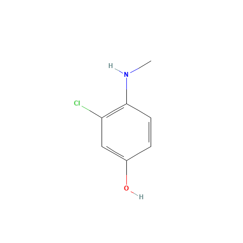 3-chloro-4-(methylamino)phenol (CAS: 872811-25-1) - Related Chemical Product
