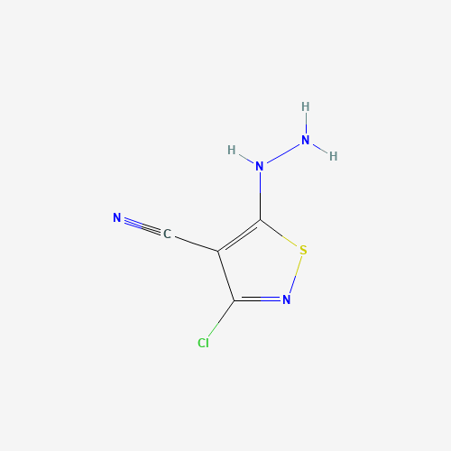 3-chloro-5-hydrazinyl-1,2-thiazole-4-carbonitrile (CAS: 3866-31-7) - Related Chemical Product