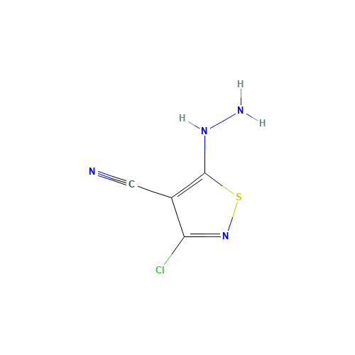 3-chloro-5-hydrazinyl-1,2-thiazole-4-carbonitrile (CAS: 3866-31-7) - Related Chemical Product