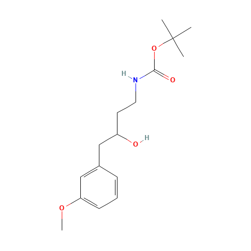 tert-butyl N-[3-hydroxy-4-(3-methoxyphenyl)butyl]carbamate (CAS: 913642-76-9) - Related Chemical Product