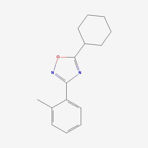5-cyclohexyl-3-(2-methylphenyl)-1,2,4-oxadiazole (CAS: 364741-65-1) - Related Chemical Product