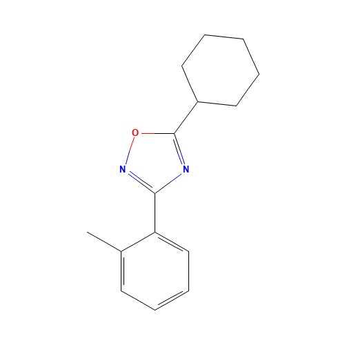 5-cyclohexyl-3-(2-methylphenyl)-1,2,4-oxadiazole (CAS: 364741-65-1) - Related Chemical Product