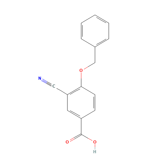 3-cyano-4-phenylmethoxybenzoic acid (CAS: 946007-61-0) - Related Chemical Product