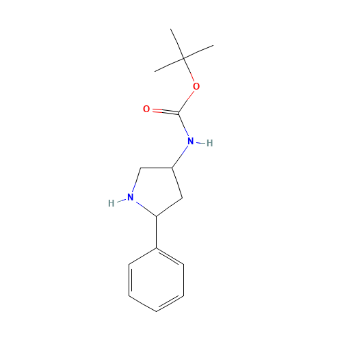tert-butyl N-(5-phenylpyrrolidin-3-yl)carbamate (CAS: 1253789-67-1) - Related Chemical Product