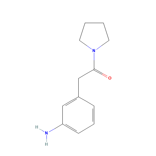 2-(3-aminophenyl)-1-pyrrolidin-1-ylethanone (CAS: 945104-41-6) - Related Chemical Product