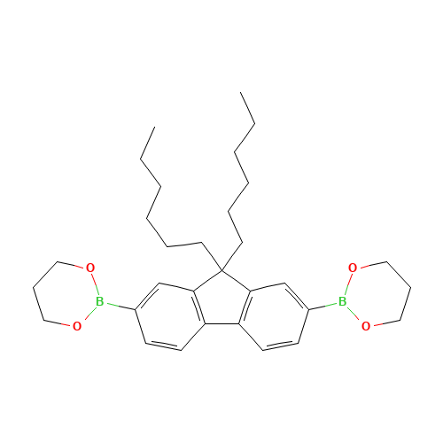 2-[7-(1,3,2-dioxaborinan-2-yl)-9,9-dihexylfluoren-2-yl]-1,3,2-dioxaborinane (CAS: 250597-29-6) - Related Chemical Product