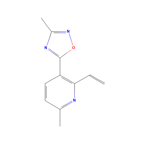 5-(2-ethenyl-6-methylpyridin-3-yl)-3-methyl-1,2,4-oxadiazole (CAS: 1228430-81-6) - Related Chemical Product