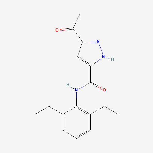 3-acetyl-N-(2,6-diethylphenyl)-1H-pyrazole-5-carboxamide (CAS: 1403332-85-3) - Related Chemical Product