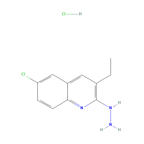 (6-chloro-3-ethylquinolin-2-yl)hydrazine;hydrochloride (CAS: 1017147-55-5) - Related Chemical Product