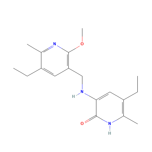 5-ethyl-3-[(5-ethyl-2-methoxy-6-methylpyridin-3-yl)methylamino]-6-methyl-1H-pyridin-2-one (CAS: 139547-89-0) - Related Chemical Product