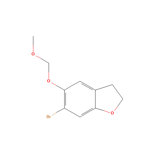 6-bromo-5-(methoxymethoxy)-2,3-dihydro-1-benzofuran (CAS: 119795-03-8) - Related Chemical Product