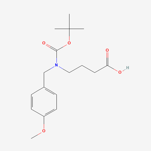 4-[(4-methoxyphenyl)methyl-[(2-methylpropan-2-yl)oxycarbonyl]amino]butanoic acid (CAS: 947661-79-2) - Related Chemical Product