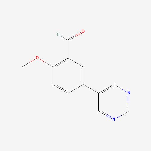 2-methoxy-5-pyrimidin-5-ylbenzaldehyde (CAS: 190271-69-3) - Related Chemical Product