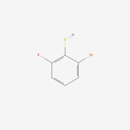 2-bromo-6-fluorobenzenethiol (CAS: 59594-64-8) - Chemical Structure and Molecular Formula 