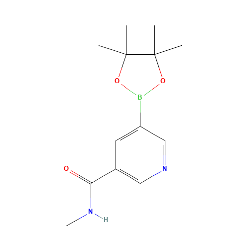 N-methyl-5-(4,4,5,5-tetramethyl-1,3,2-dioxaborolan-2-yl)pyridine-3-carboxamide (CAS: 1218791-25-3) - Related Chemical Product