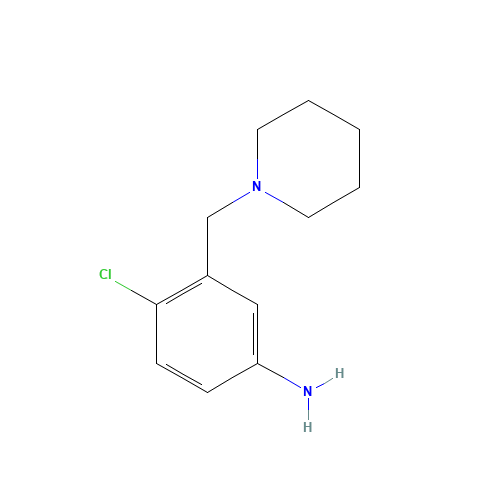 4-chloro-3-(piperidin-1-ylmethyl)aniline (CAS: 1018498-91-3) - Related Chemical Product