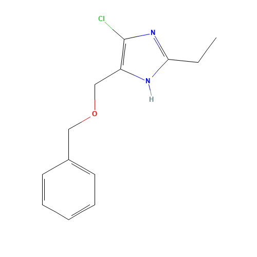4-chloro-2-ethyl-5-(phenylmethoxymethyl)-1H-imidazole (CAS: 1093261-76-7) - Related Chemical Product