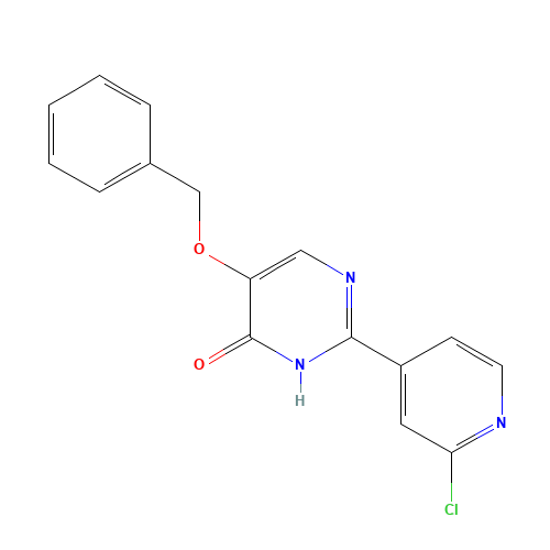 2-(2-chloropyridin-4-yl)-5-phenylmethoxy-1H-pyrimidin-6-one (CAS: 1333240-19-9) - Related Chemical Product