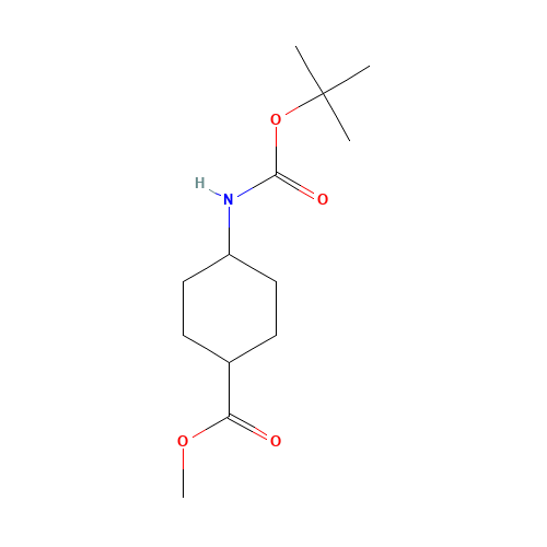 methyl 4-[(2-methylpropan-2-yl)oxycarbonylamino]cyclohexane-1-carboxylate (CAS: 146307-51-9) - Related Chemical Product