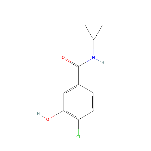 4-chloro-N-cyclopropyl-3-hydroxybenzamide (CAS: 920296-66-8) - Related Chemical Product