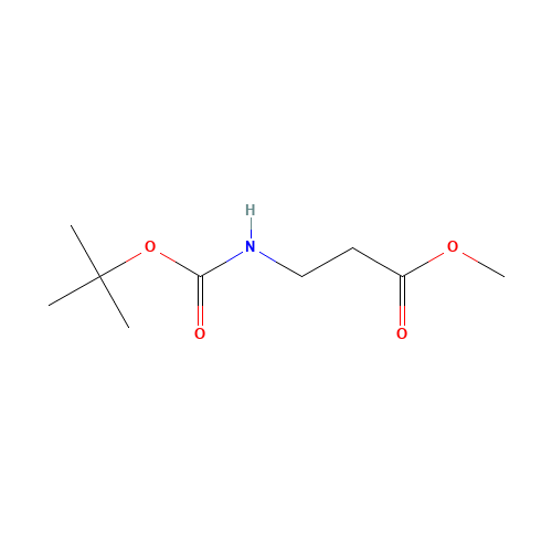 methyl 3-[(2-methylpropan-2-yl)oxycarbonylamino]propanoate (CAS: 42116-55-2) - Related Chemical Product